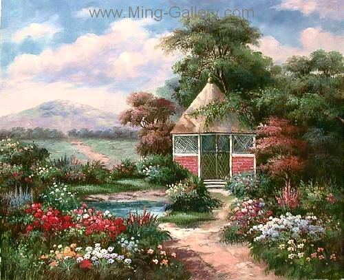 GAR0009 - Garden Painting for Sale