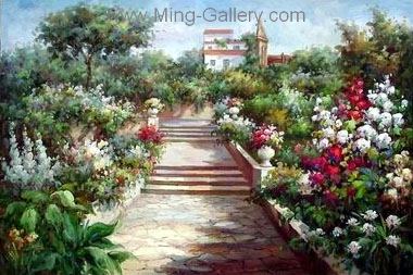 Gardens painting on canvas GAR0031