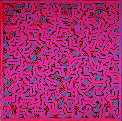 Keith Haring replica painting Hari12