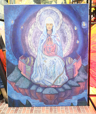 Paintings In Stock Buddhist Guayin painting on canvas INS0013