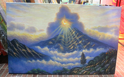 Paintings In Stock Mountain Lanscape  painting on canvas INS0056