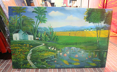 Paintings In Stock Landscape  painting on canvas INS0060