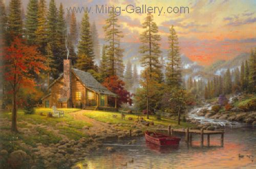 Thomas Kinkade replica painting KIN0004