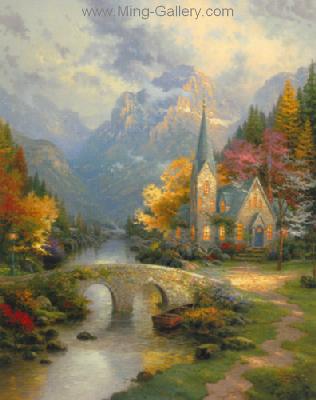 Thomas Kinkade replica painting KIN0009