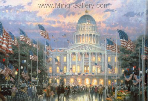 Thomas Kinkade replica painting KIN0011