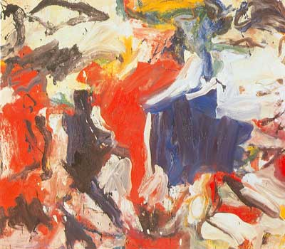 Willem De Kooning replica painting Koo34