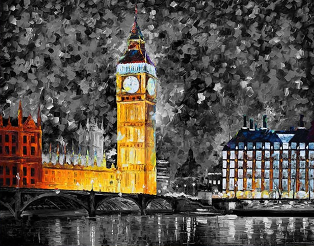 London painting on canvas LON0001
