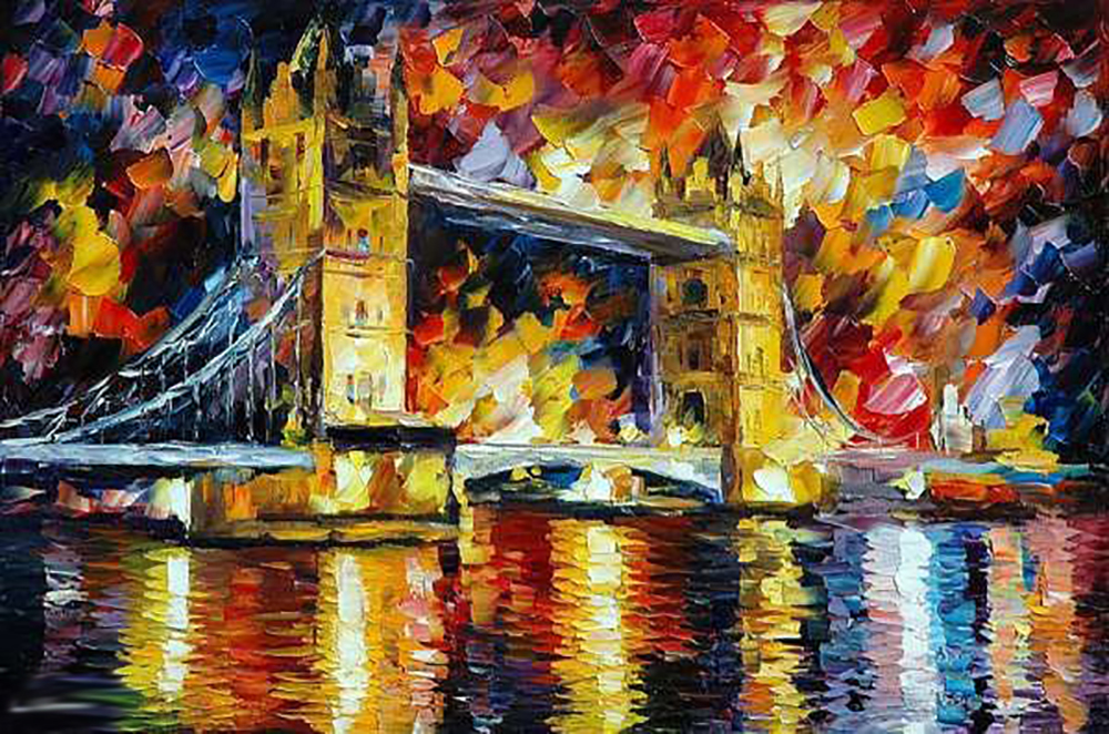 London painting on canvas LON0003