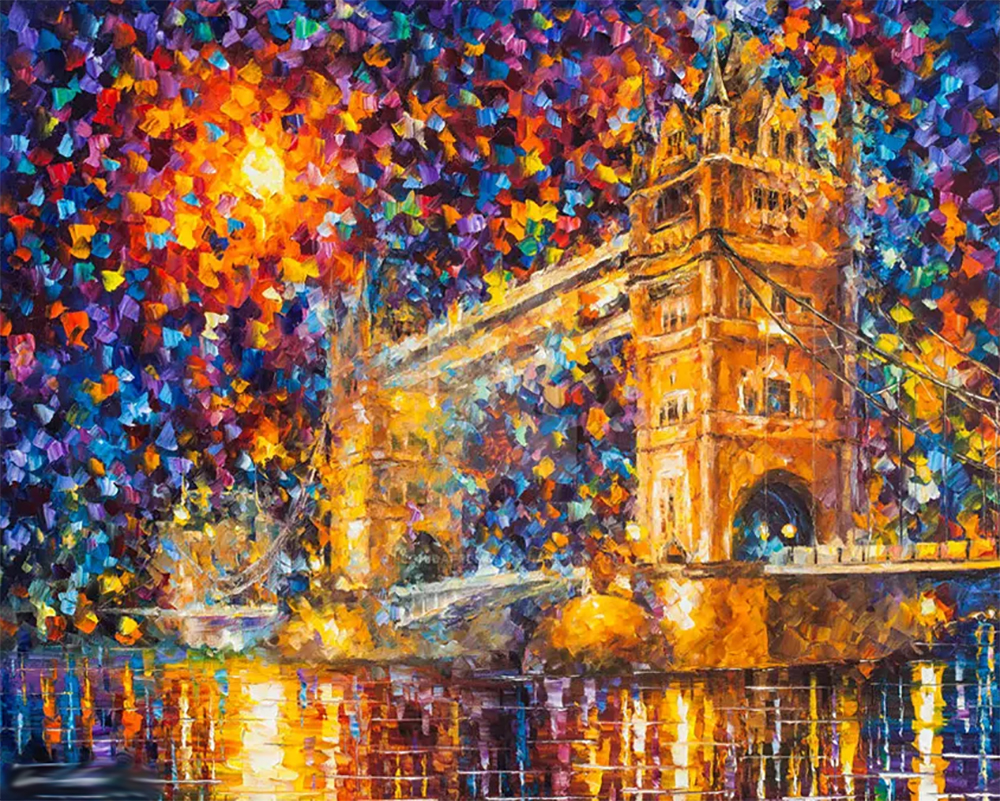 London painting on canvas LON0004