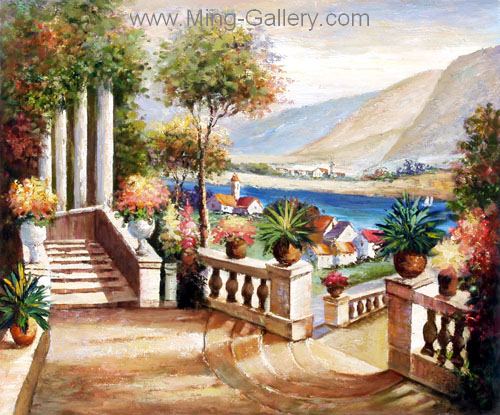 Mediterranean painting on canvas MED0003