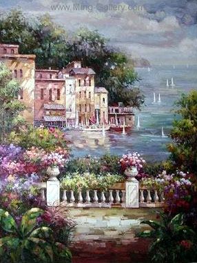 Mediterranean painting on canvas MED0062