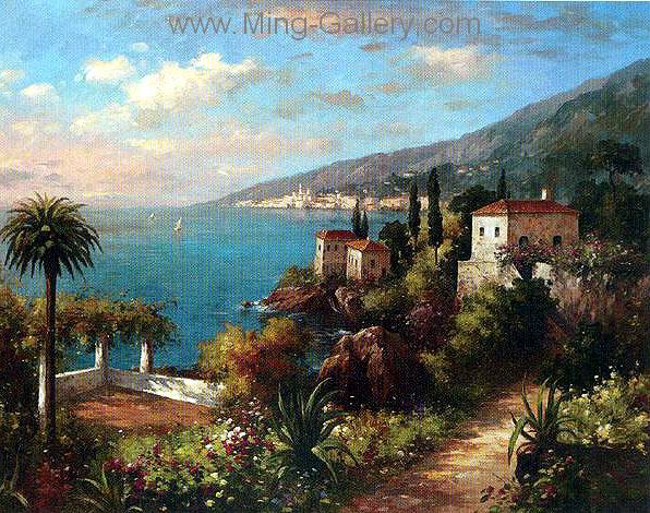 Mediterranean painting on canvas MED0066