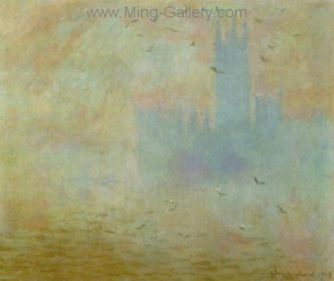 MON0030 - Monet Impressionist Art Painting