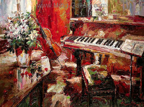 Music painting on canvas MUC0008