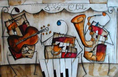Music painting on canvas MUC0018