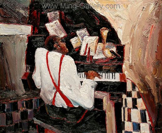 Music painting on canvas MUC0037