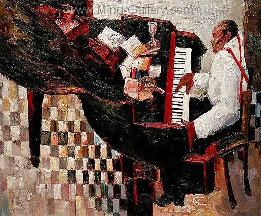 Music painting on canvas MUC0039