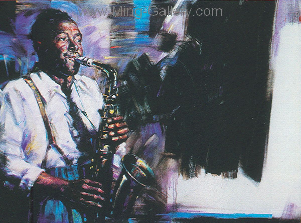 Music painting on canvas MUC0041