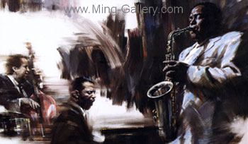 Music painting on canvas MUC0042