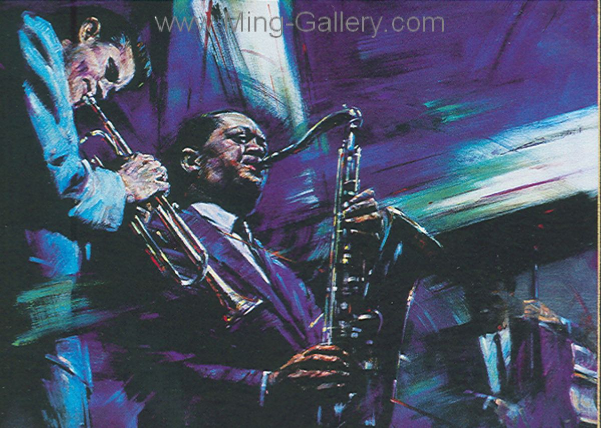 Music painting on canvas MUC0046