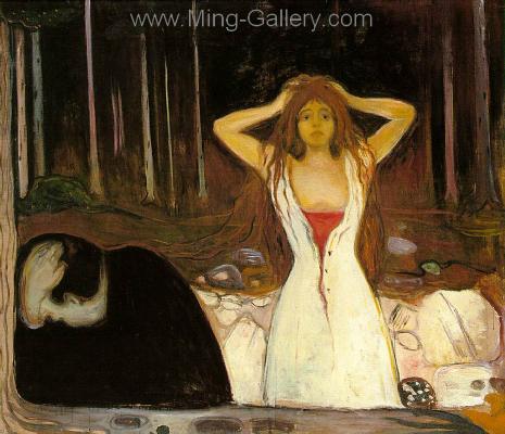 Edvard Munch replica painting MUN0007
