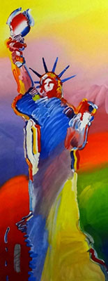 Peter Max replica painting Maxp12