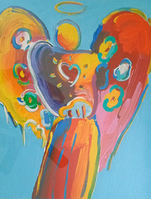 Peter Max replica painting Maxp4