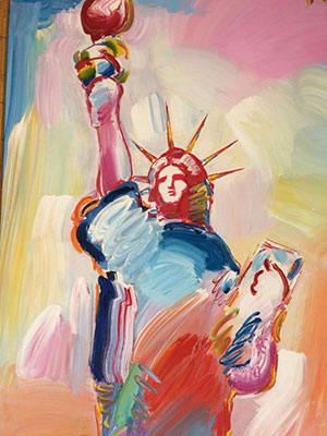 Peter Max replica painting Maxp5