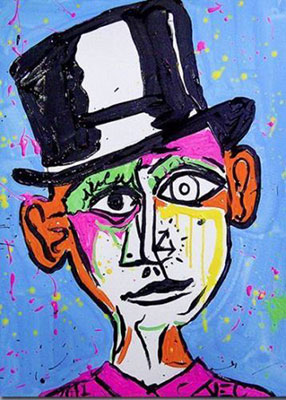 Alec Monopoly replica painting Mono25