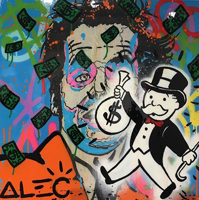 Alec Monopoly replica painting Mono3