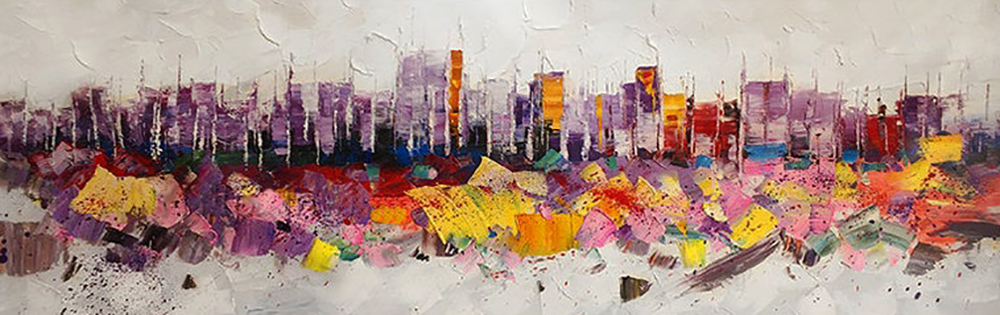 New York painting on canvas NYC0011