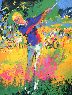 Leroy Neiman replica painting Nei19