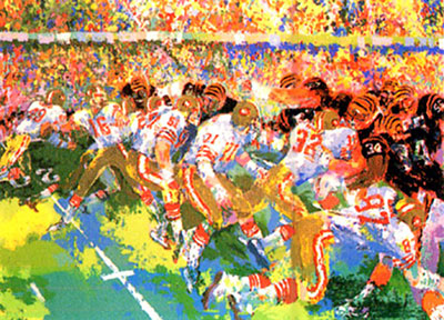 Leroy Neiman replica painting Nei27