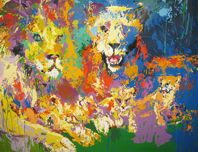 Leroy Neiman replica painting Nei53