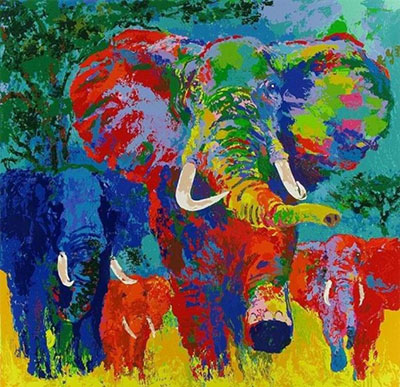 Leroy Neiman replica painting Nei57