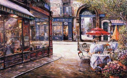 Old French Shopfront painting on canvas OSF0024