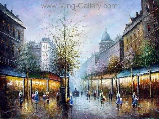 Paris painting on canvas PAR0010