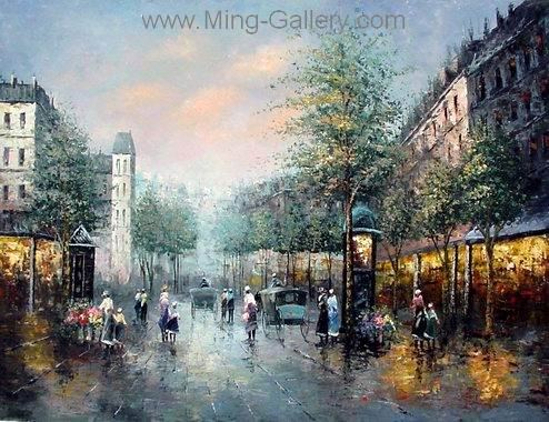 Paris painting on canvas PAR0016