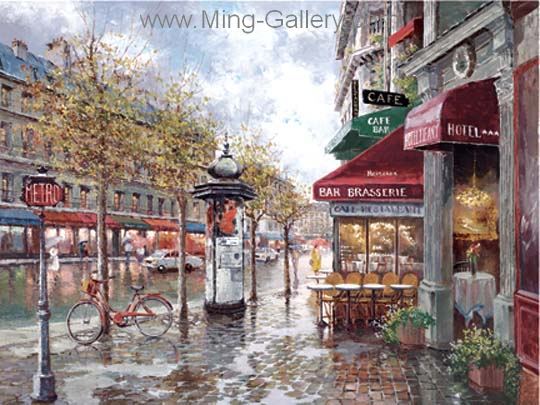 PAR0021 - Oil Painting of Paris