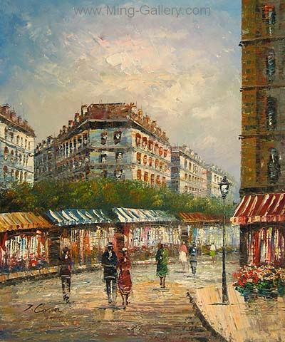 Paris painting on canvas PAR0032