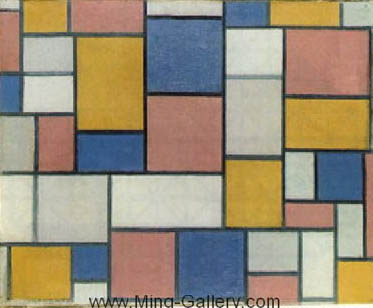 Piet Mondrian replica painting PMO0005