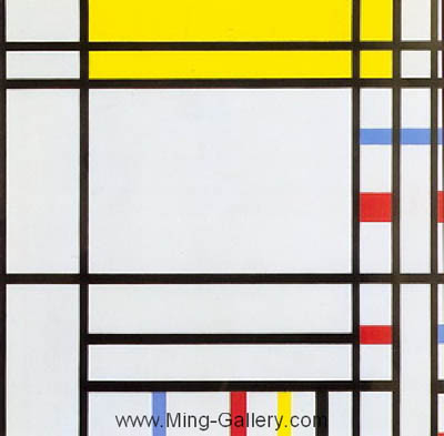 Piet Mondrian replica painting PMO0008