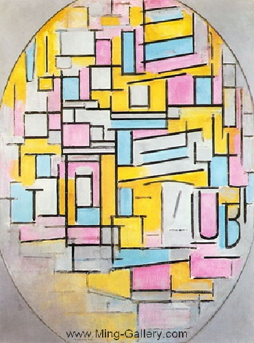 Piet Mondrian replica painting PMO0010