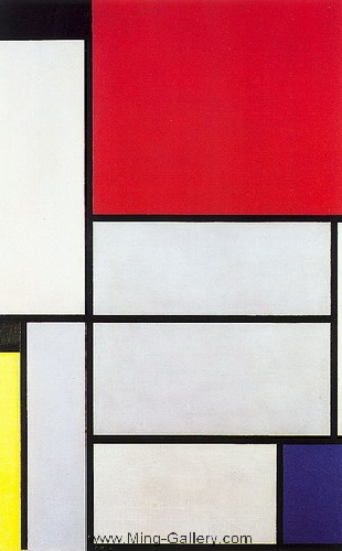 Piet Mondrian replica painting PMO0012