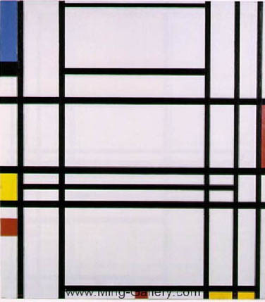 Piet Mondrian replica painting PMO0014