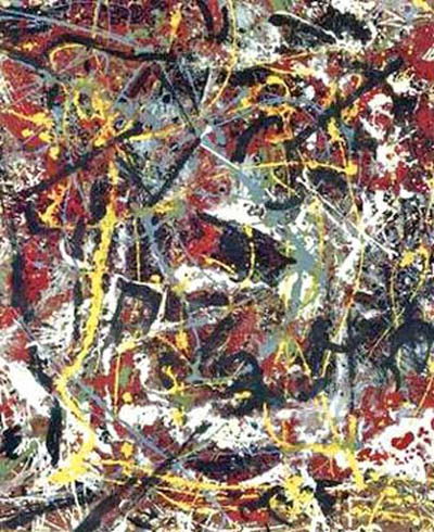 Jackson Pollock replica painting POL0001