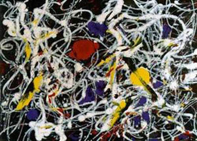 Jackson Pollock replica painting POL0002