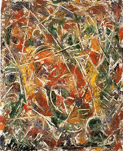 Jackson Pollock replica painting POL0006