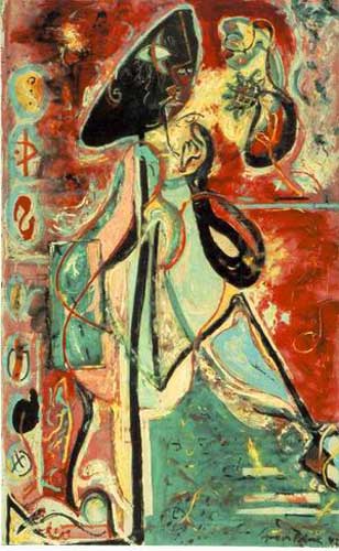 Jackson Pollock replica painting POL0010
