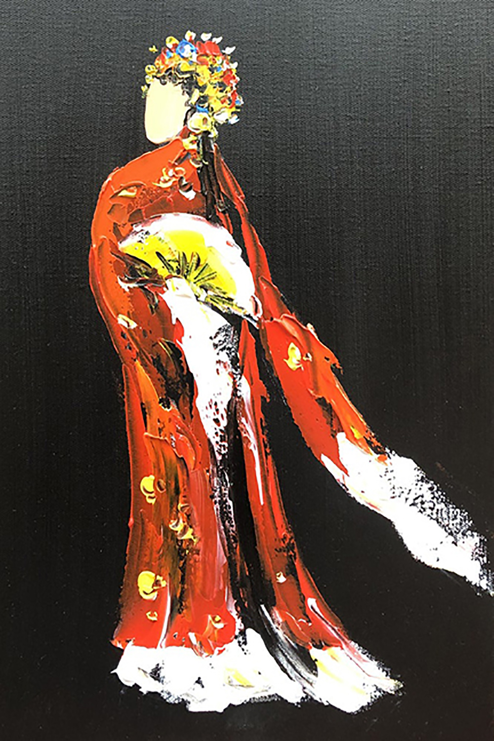 Chinese Opera painting on canvas POP0001